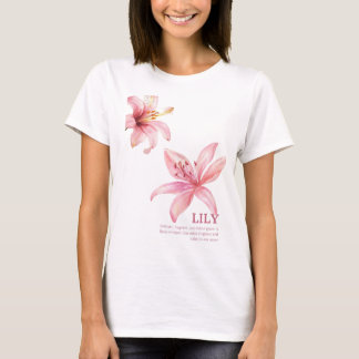Camiseta Lily brilla