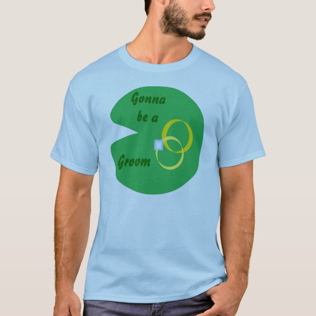 Camiseta Lily Pad Boda - Será un Groom (Anverso)