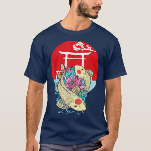 Camiseta Lily Sakura Pescado japonés Nihsikigoi Taisho Sank
