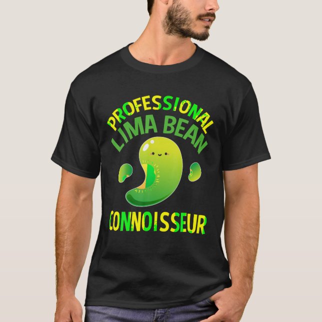 Camiseta Lima Bean Connoisseur Regalos Vegan para  (Anverso)