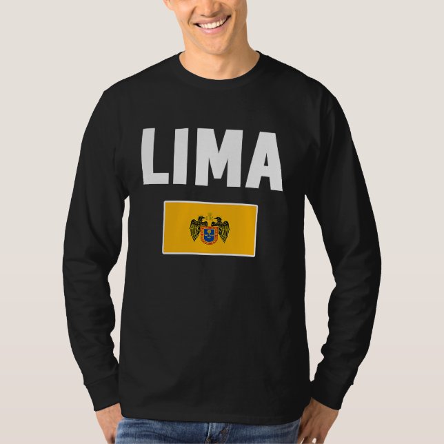 Camiseta Lima Flag souvenir  Peru (Anverso)