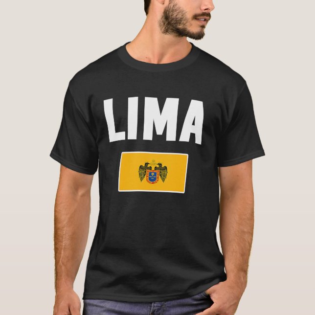 Camiseta Lima Flag souvenir  Peru (Anverso)