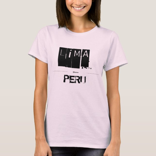 Camiseta Lima, PERU (Anverso)