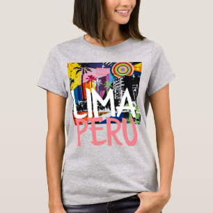 Camiseta Lima Perú, Guay Graffiti Mural Shirt, W