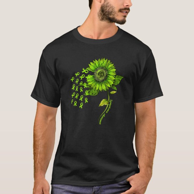 Camiseta Lime Cinta Verde Linfoma De Sunflower Conciencia M (Anverso)