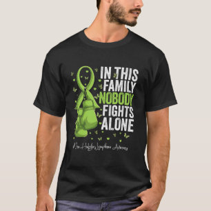 Camiseta Lime Cinta verde sin Hodgkin Linfoma Conciencia