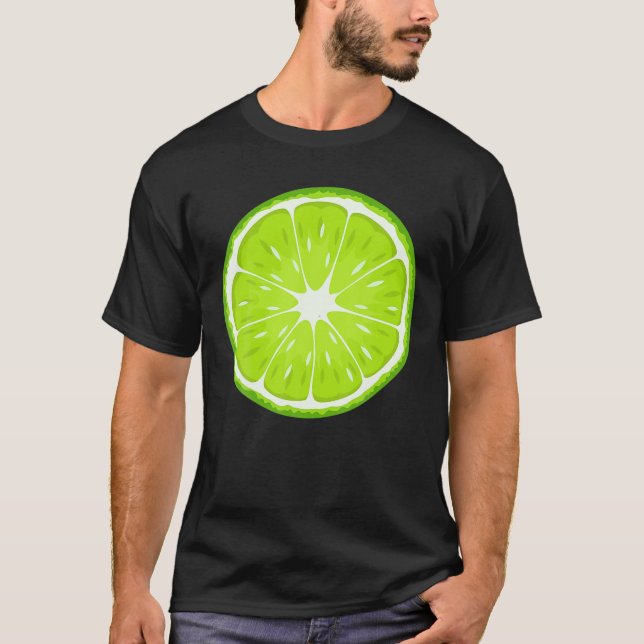 Camiseta Lime Costume Fruit Halloween (Anverso)
