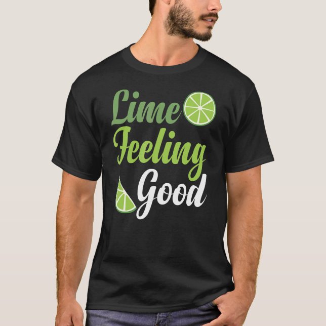 Camiseta Lime Feelin' Good Fruit Summer Tequila Sunny (Anverso)