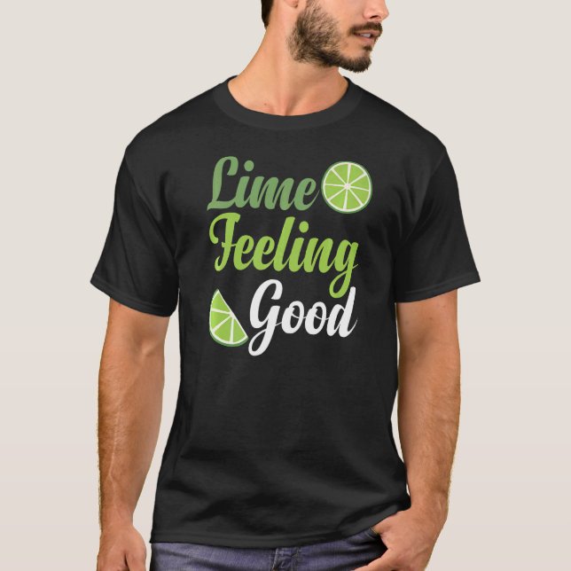 Camiseta Lime Feelin' Good Fruit Summer Tequila Sunny (Anverso)