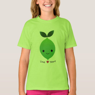 Camiseta Lime graciosa y linda yours Kawaii Lime