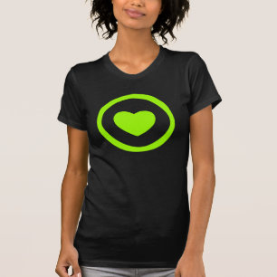 Camiseta Lime Green Heart