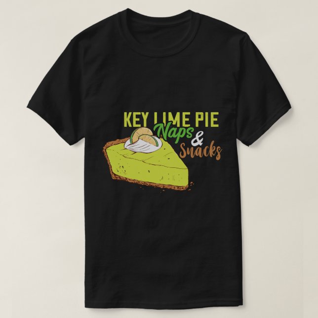 Camiseta Lime Lime Pie Napas Y Aperitivos Pie Lemon Pie De  (Diseño del anverso)