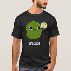 Camiseta Lime Pun Dark BG Fruit Funny Lime