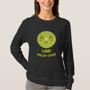 Camiseta Lime Sensación De Buenas Limes Divertido Juego De