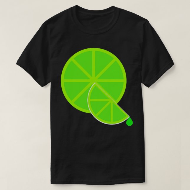 Camiseta Lime Slices (Diseño del anverso)