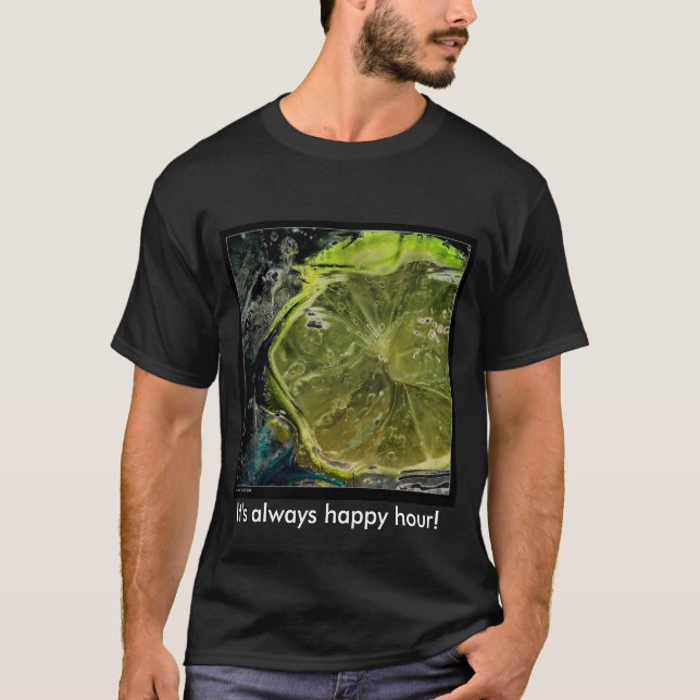 Camiseta ¡LIMElarge, es siempre hora feliz! (Anverso)