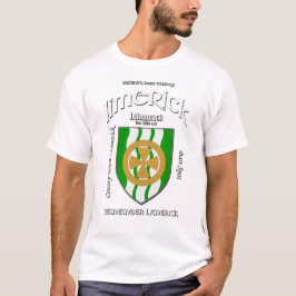 Camiseta Limerick Ireland Escudo T-Shirt