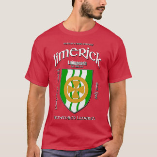 Camiseta Limerick Irlanda Escudo Escudo de armas de Irlanda