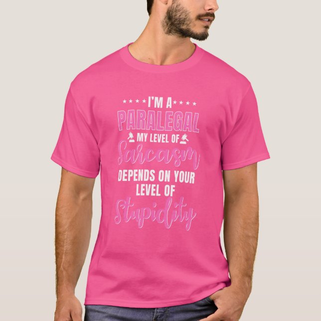 Camiseta Limitada de asistente legal de abogado de Sarcasmo (Anverso)