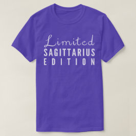 Camiseta limitada del Rótulo del zodiaco de la