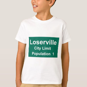 Camiseta Límite de ciudad de Loserville