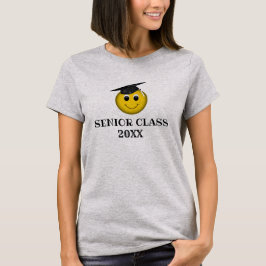 Camiseta Límite de graduación de Emoji personalizado