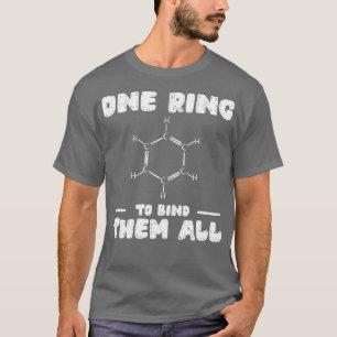 Camiseta Límite de Molécula del anillo de Benzene