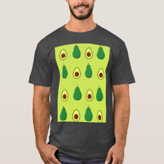 Camiseta Límite de patrón de aguacate