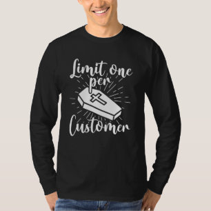 Camiseta Límite de uno por cliente de Morticismo de Casket
