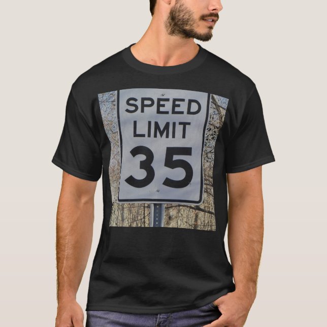 CAMISETA LÍMITE DE VELOCIDAD 35 (Anverso)