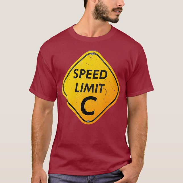 Camiseta Límite de velocidad C Velocidad de la ciencia dive (Anverso)