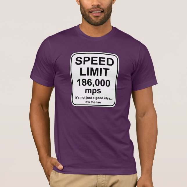 Camiseta Límite de velocidad de 186.000 TB (Anverso)