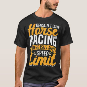 Camiseta Límite de velocidad de la Carreras de caballos Fun