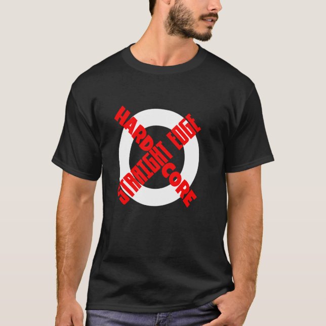 Camiseta Límite recto del núcleo duro: oferta de trabajo de (Anverso)