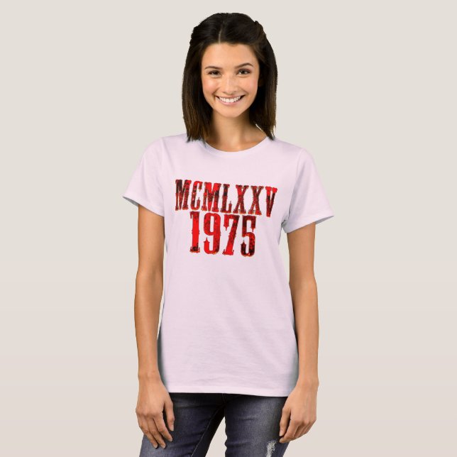 Camiseta Limited Edition 1975 Birthday 50 year (Anverso completo)