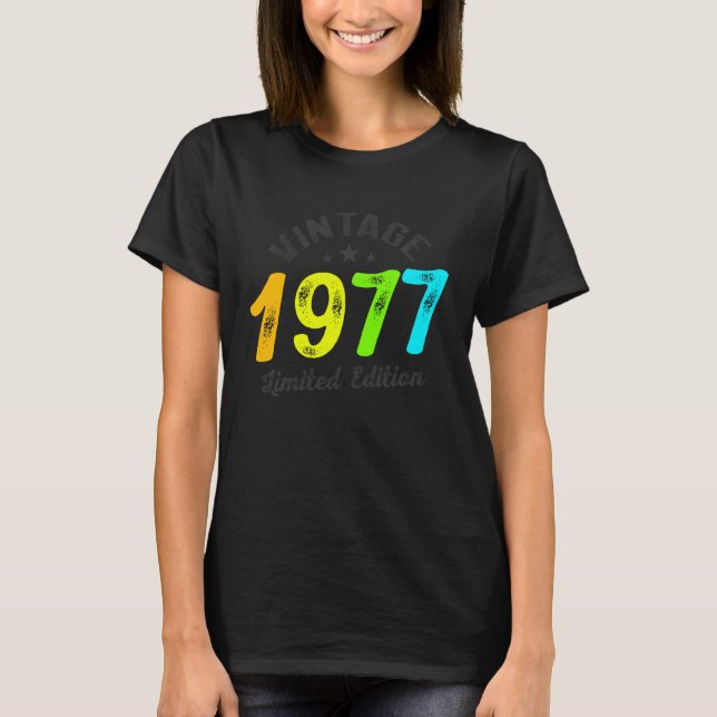Camiseta Limited Edition - Vintage 1977 (Anverso)
