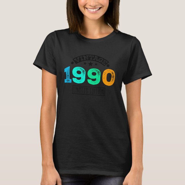 Camiseta Limited Edition - Vintage 1990 (Anverso)