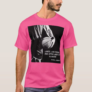 Camiseta Límites Como Los Miedos A Menudo Son Sólo Una Ilus
