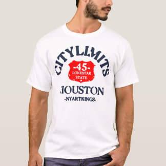 Camiseta Límites de ciudad de Houston