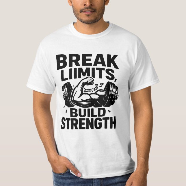 Camiseta Límites de ruptura Fortaleza de generación | Motiv (Anverso)