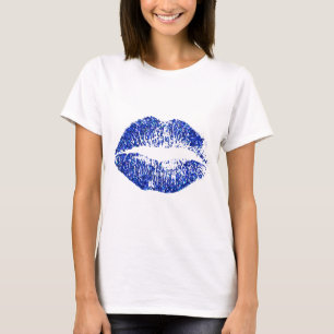 Camiseta Límites Purpurinas azules #2