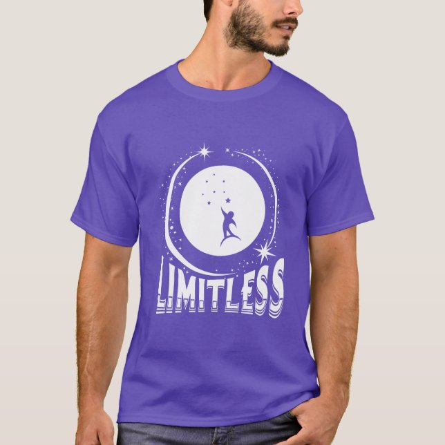 Camiseta Limitless Motivational inspirational Quotes friend (Anverso)