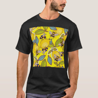 Camiseta Limón amarillo y jardín de abejas 2