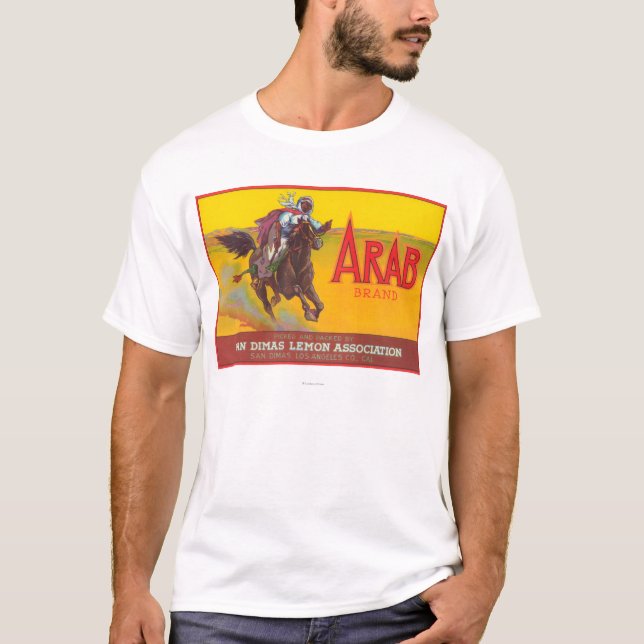 Camiseta Limón árabe LabelSan Dimas, CA (Anverso)