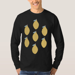 Camiseta Limón - cítricos con un patrón simétrico