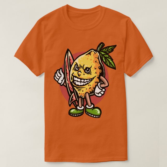 Camiseta limón de verano (Diseño del anverso)