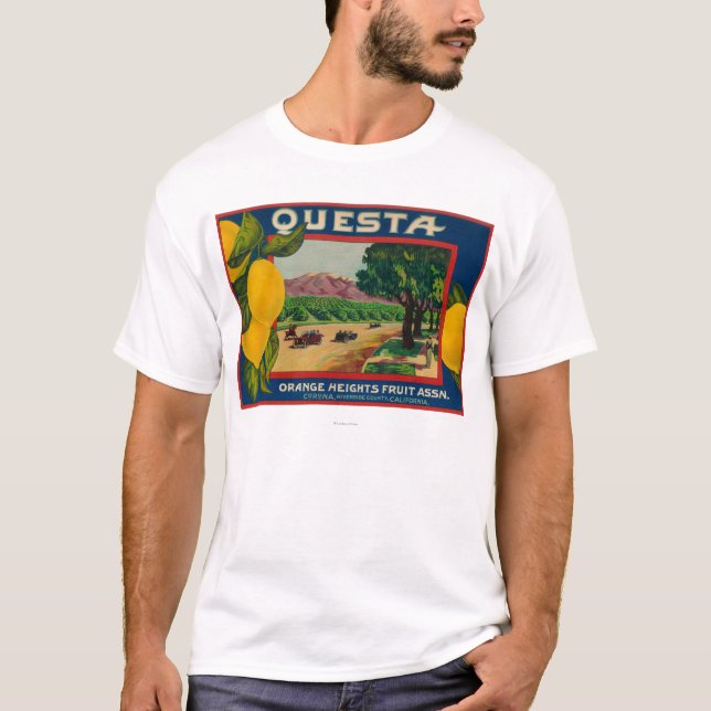 Camiseta Limón LabelCorona, CA de Questa (Anverso)