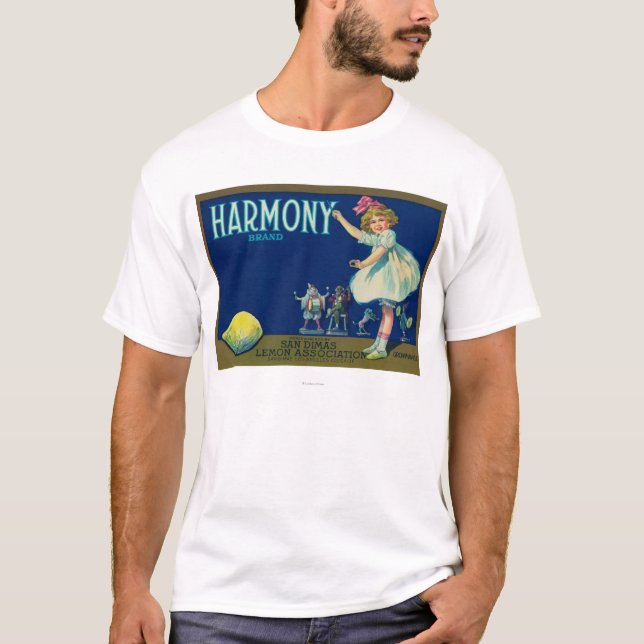 Camiseta Limón LabelSan Dimas, CA de la armonía (Anverso)
