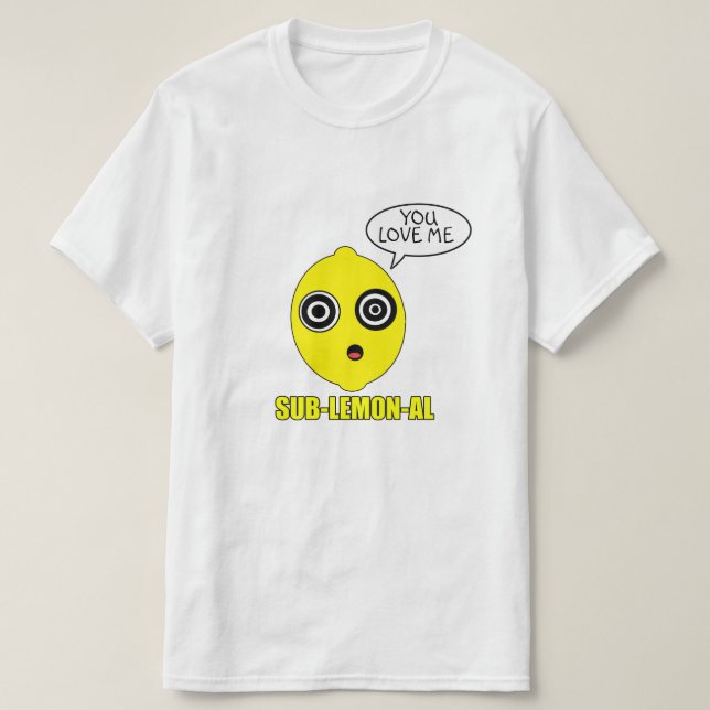Camiseta Limón subliminal (Diseño del anverso)
