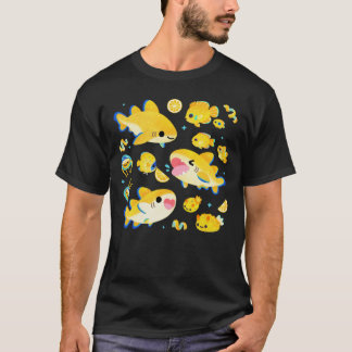 Camiseta Limón y amigos azul